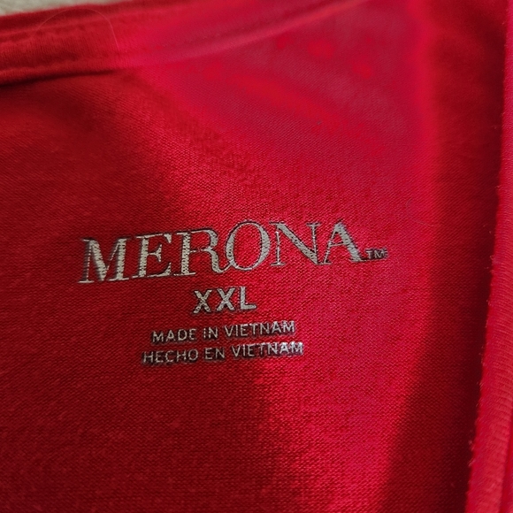 Merona Red Tunic Tank Top - Picture 3 of 6